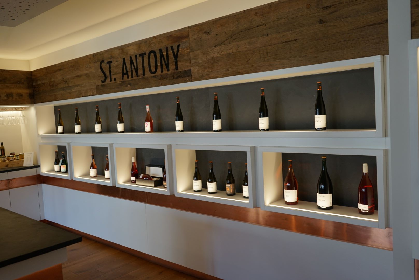 Udstillings- og smagelokale hos St. Antoni